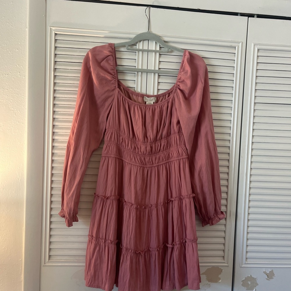 Altar'd State Dusty Rose dress